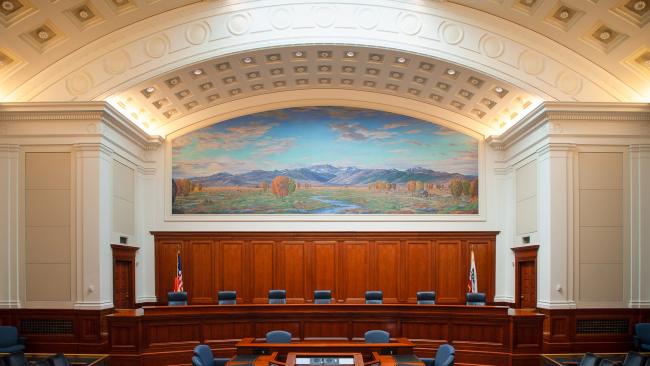 First District Court of Appeal Courtroom Bench